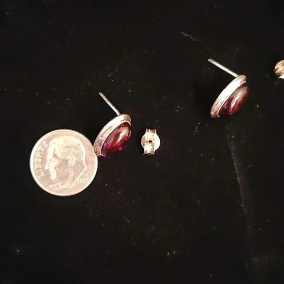 Sterling silver and Amber stud earrings. Bundle & Get discounts! - Picture 4 of 4